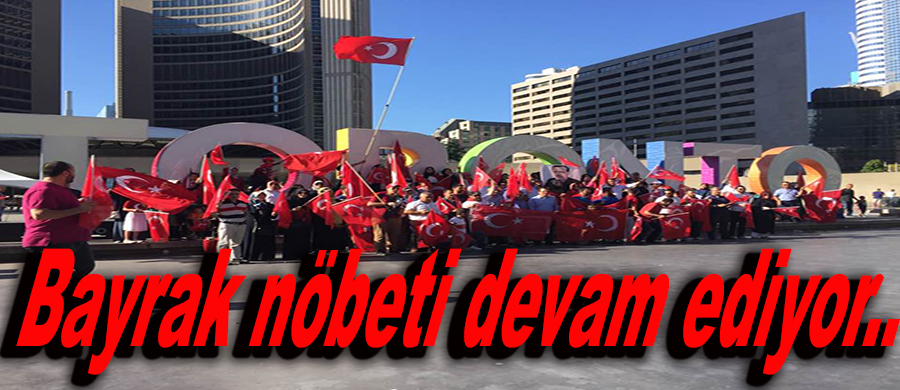 Kanada Türklerinin FETÖ protestoları devam ediyor