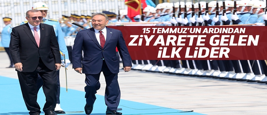 Nursultan Nazarbayev Ankara’da..