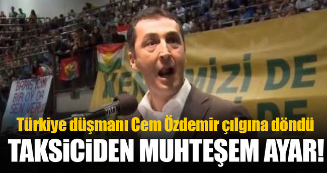 Cem Özdemir'e taksiciden kapak: "O parada şehit kanı var"