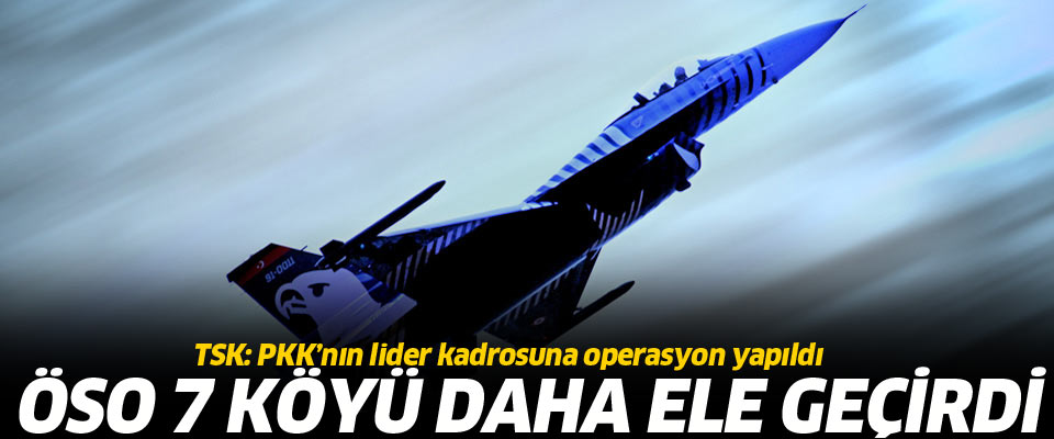 TSK'dan PKK'nın lider kadrosuna operasyon!..