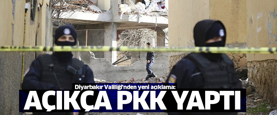 Diyarbakır Valiliği'nden yeni açıklama: Açıkça PKK yaptı