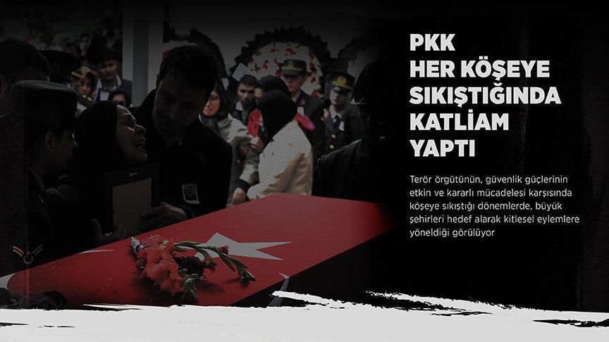 PKK her köşeye sıkıştığında katliam yaptı