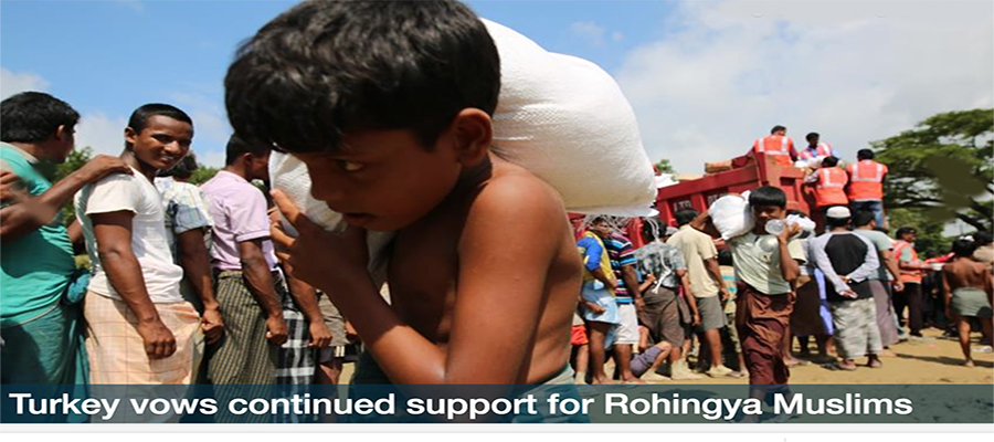 Turkey vows continued support for Rohingya Muslims