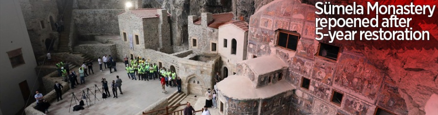 Sümela Monastery open to public following massive restoration