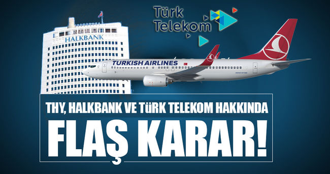 THY, Halkbank ve Türk Telekom'un hisseleri Varlık Fonu'na devredildi!