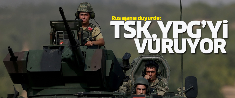 Türk uçakları YPG'yi vuruyor!..