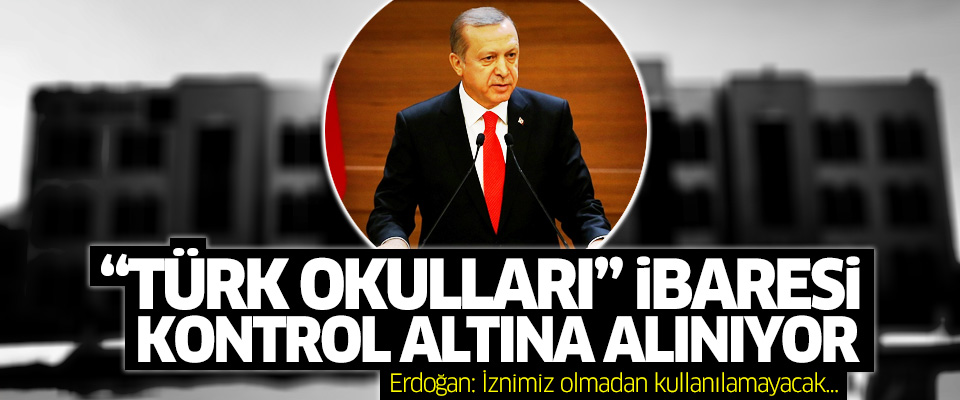 Erdoğan: 'Türk' ünvanı bilgimiz dışında kullanılamayacak'