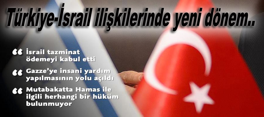 Türkiye-İsrail ilişkilerinde yeni dönem!