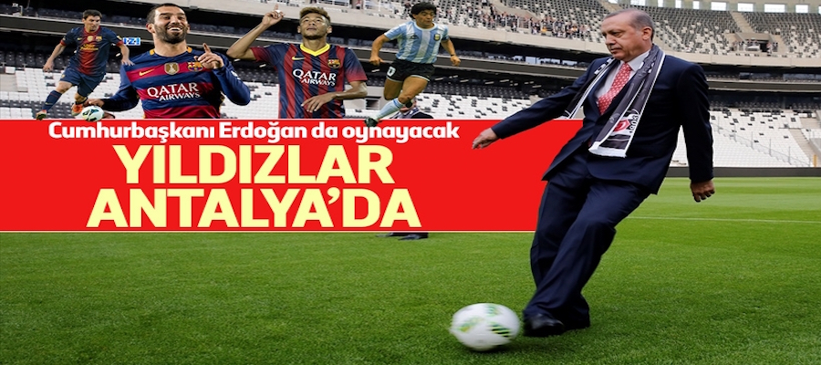 Cumhurbaşkanı Erdoğan Messi ile futbol oynayacak
