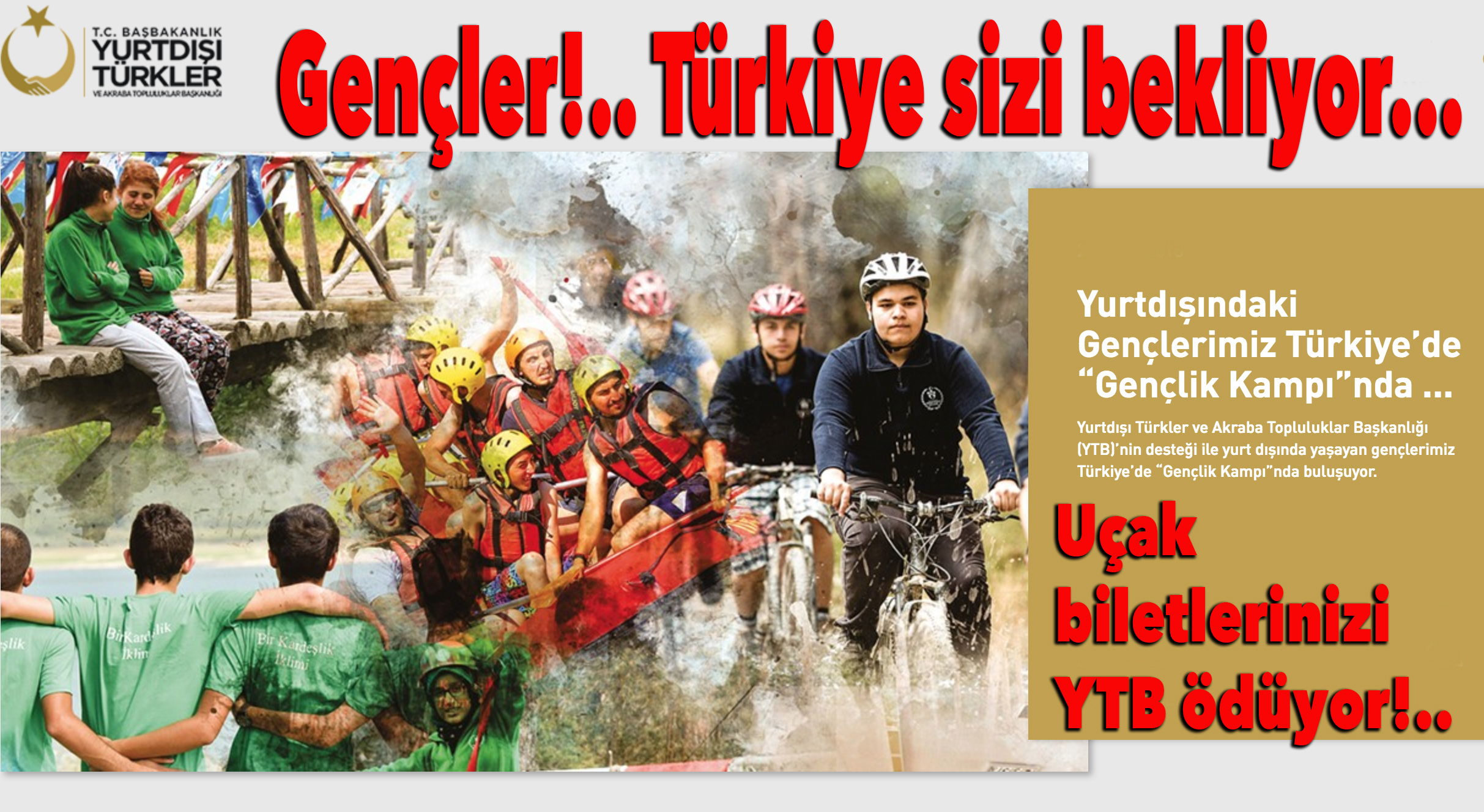 YTB'den yurtdışındaki gençlere Türkiye tatili..