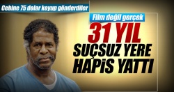 İşte Amerikan adaleti!..31 yıl suçsuz yattı 75 dolar alabildi..