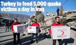 Turkey to feed 5,000 quake victims a day in northern Iraq