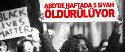 ABD'de her hafta 5 siyah öldürülüyor