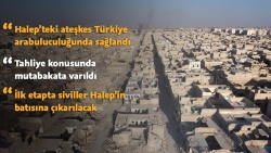 Halep'in doğusunda ateşkes sağlandı!..