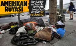 ABD'de caddelerindeki evsizler görüntülendi