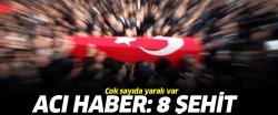Tendürek'ten acı haber geldi: 8 şehit!..