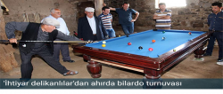 Ahırda bilardo turnuvası!..