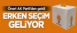 AK Parti'den 2019'daki 3 seçim için öneri..