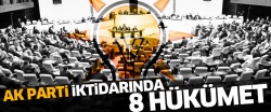 AK Parti iktidarında 8 hükümet kuruldu