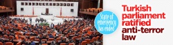 Turkish parliament ratified anti-terror law