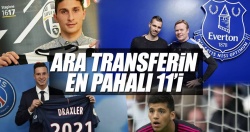 Ara transferin en pahalı 11'i..