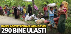 Bangladeş'e sığınan Arakanlı sayısı 290 bine ulaştı...