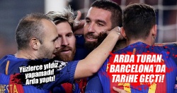 Arda Turan, Barcelona'da tarihe geçti!