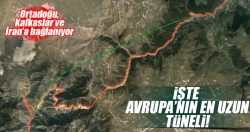 Avrupa'nın en uzun tüneli inşa ediliyor..