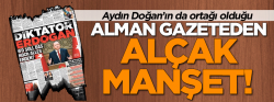 Alman ‘gazeteden’ alçak manşet!..