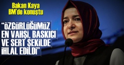 Bakan Kaya BM'de dünyaya haykırdı: "Aracımı kuşatan özel ekibe ateş emri verildi"