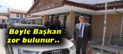 Maaşıyla burs veriyor makam aracı kullanmıyor