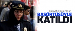 İşte ilk başörtülü polisimiz..