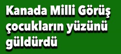 Kanada Milli Görüş, bayramda çocukların yüzünü güldürdü!..