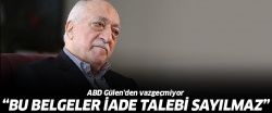 ABD: Bu belgeler iade talebi sayılmaz