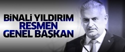 Binali Yıldırım 1405 oyla AK Parti'nin 3. Genel Başkanı