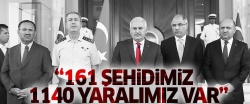 Binali Yıldırım: 161 şehidimiz, 1440 yaralımız var
