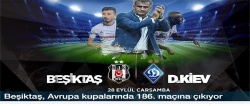 Beşiktaş, Avrupa kupalarında 186. maçına çıkıyor