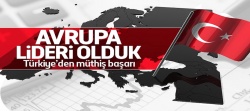Türkiye büyümede Avrupa lideri