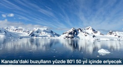 Kanada'daki buzulların yüzde 80'i 50 yıl içinde eriyecek
