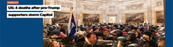 US: 4 deaths after pro-Trump supporters storm Capitol