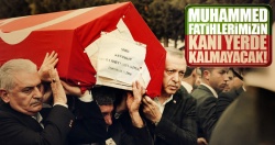 Şehit kaymakama son görev!..