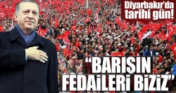 Cumhurbaşkanı Erdoğan: Barışın fedaileri biziz!