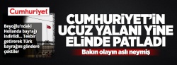 Cumhuriyet’ten provokasyon kokan yalan!