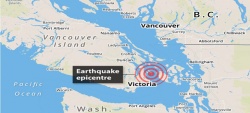Vancouver'da deprem!.. Halk geceyi sokakta geçirdi..