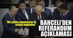 Devlet Bahçeli: 'Türklüğün bekası için evet diyoruz..'