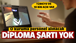 O kuruma personel alınacak! Diploma şartı yok