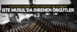 Musul'da direnen Sünni gruplar
