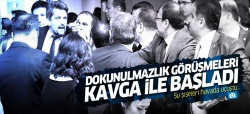Dokunulmazlık toplantısında kavga çıktı