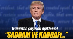 Trump: Dünya Saddam ve Kaddafi ile daha iyiydi