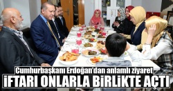 Cumhurbaşkanı Erdoğan'dan anlamlı ziyaret..